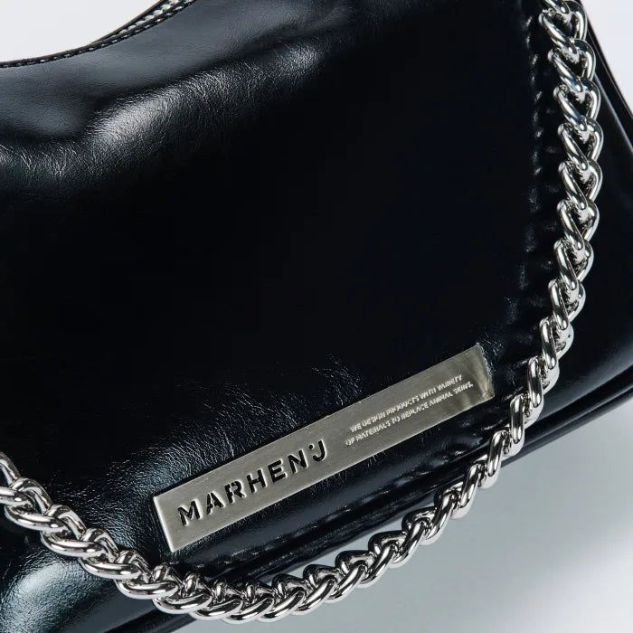SAGE Chain Leather Shoulder Bag