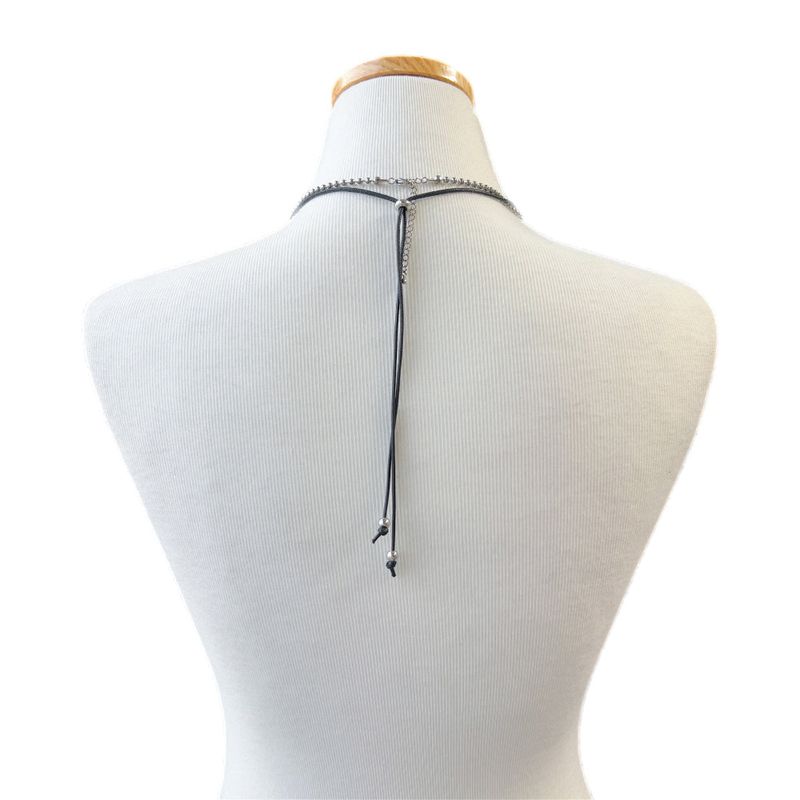 Or Hair Comb Long Strap Necklace