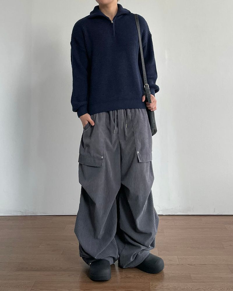 Como Half Zip-up Knit