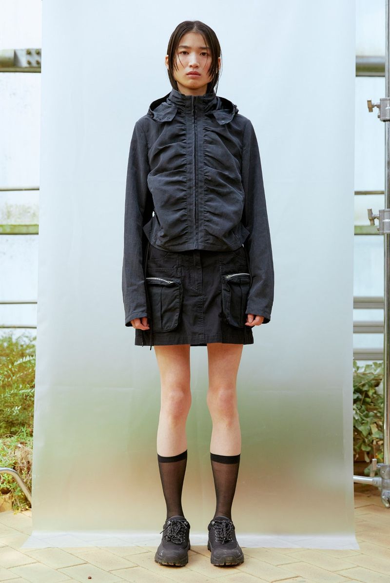 Cargo Mini Skirt (BLACK)