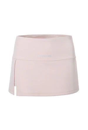 Athletic slit skirt - pink  