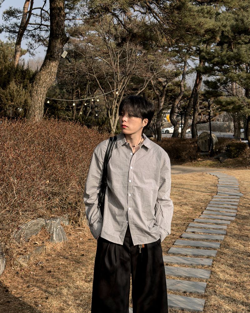 Better Mini-Check Cotton Shirt