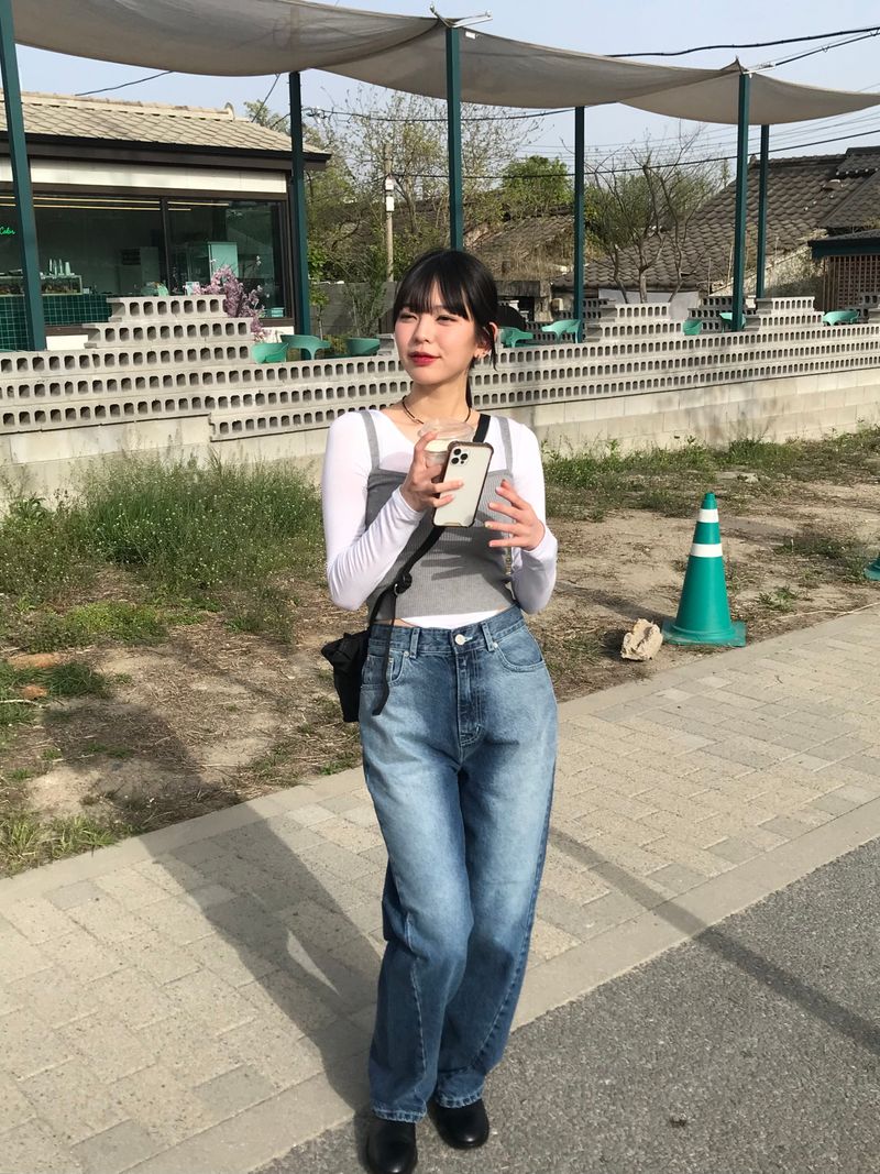 Slim layered shirring t