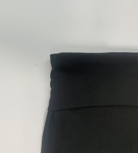 skirly button low-waist skirt (black)