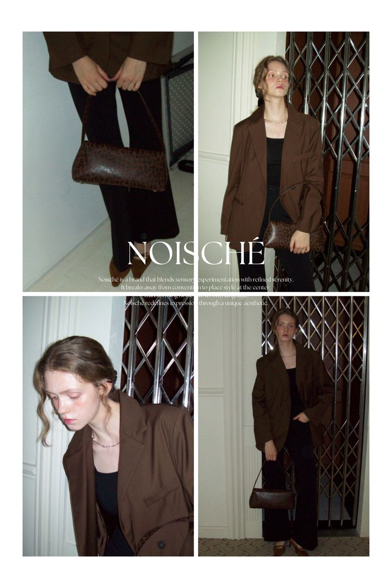 MADE_Linea Baguette Bag/ LEOPARD