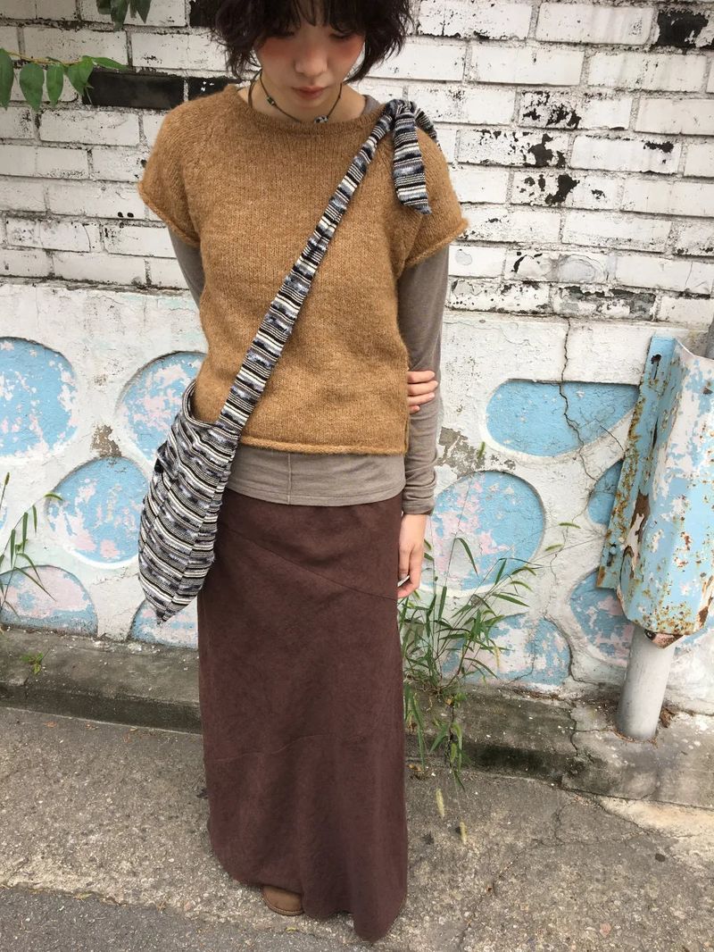 Yorin button half knit (3color)