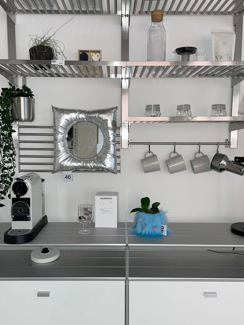 CUSHION MIRROR(SILVER)