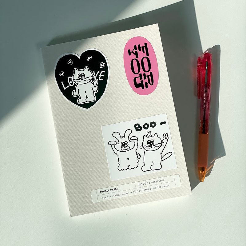 Eddy&Rabi Drawing Sticker Pack
