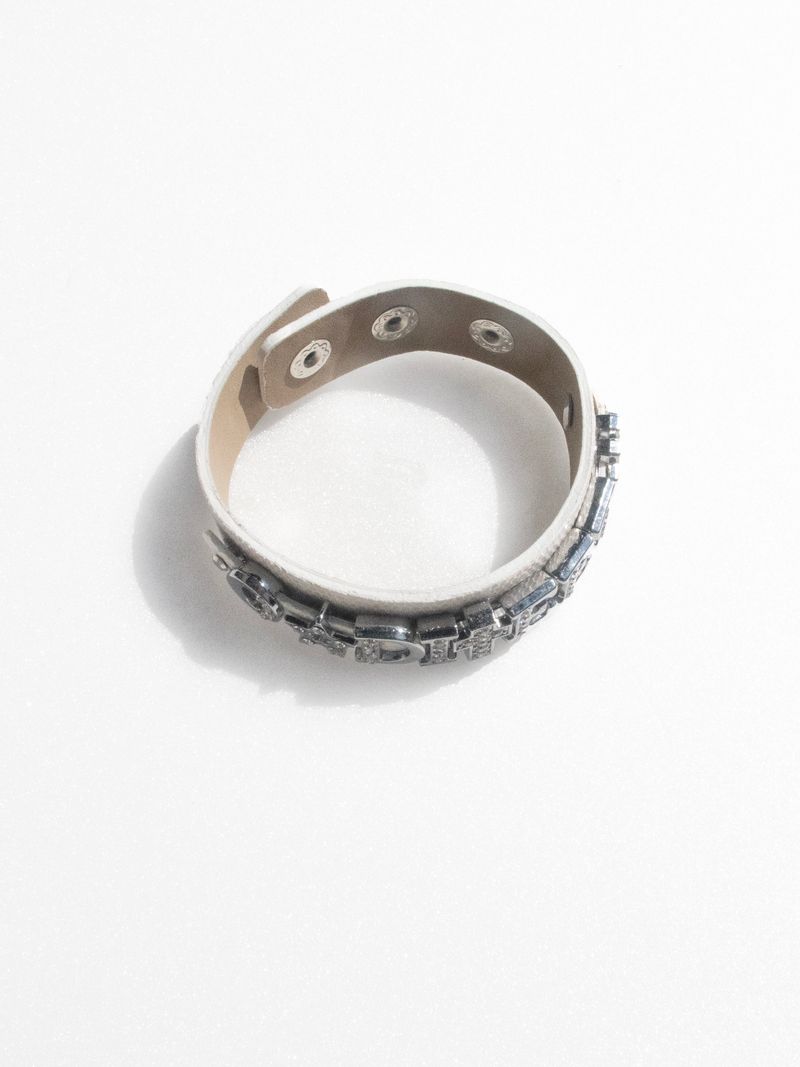 グリッタートイレターブレスレット