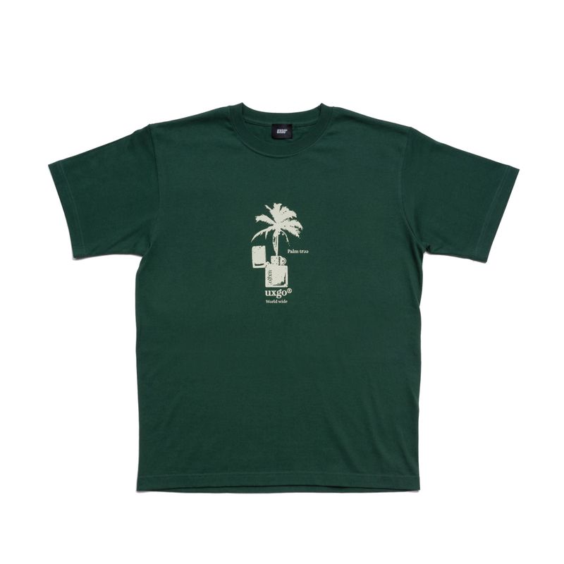 Palm tree Tee (GREEN)  (送料込)
