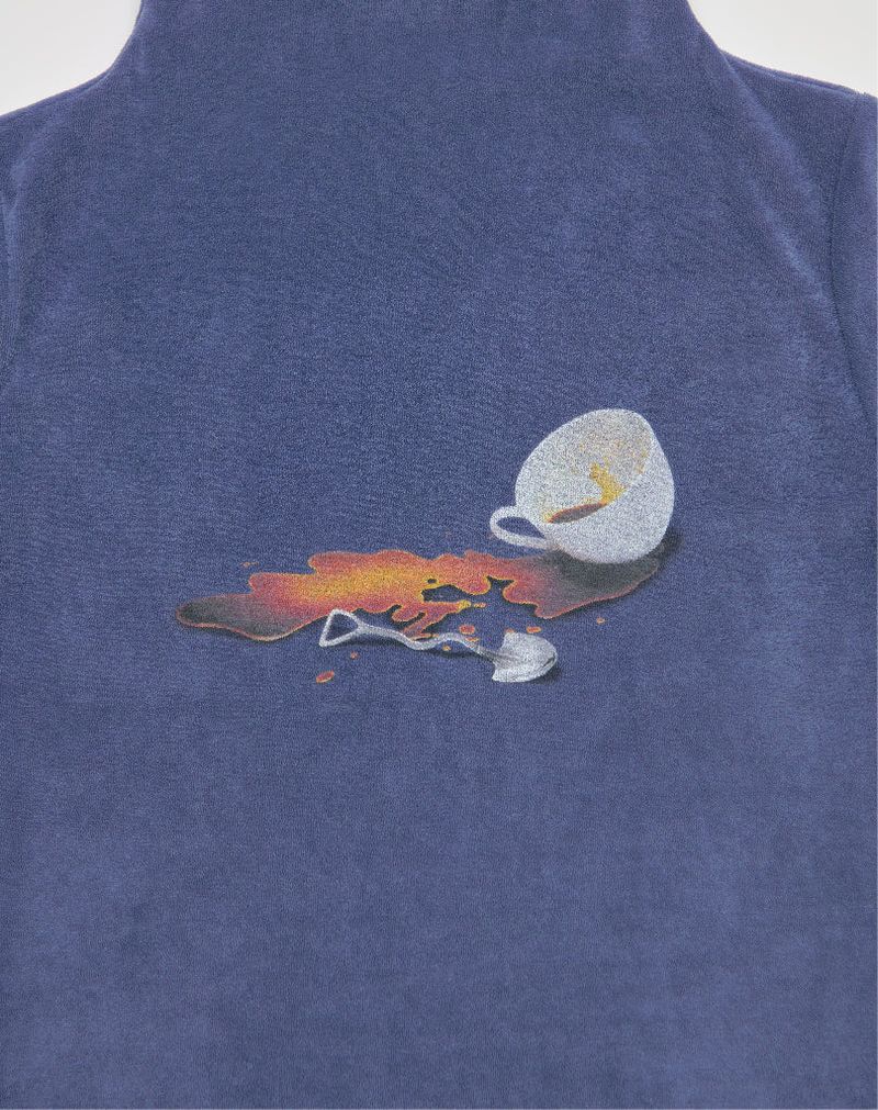 SPILT COFFEE HIGHNECK TERRY T-SHIRTS