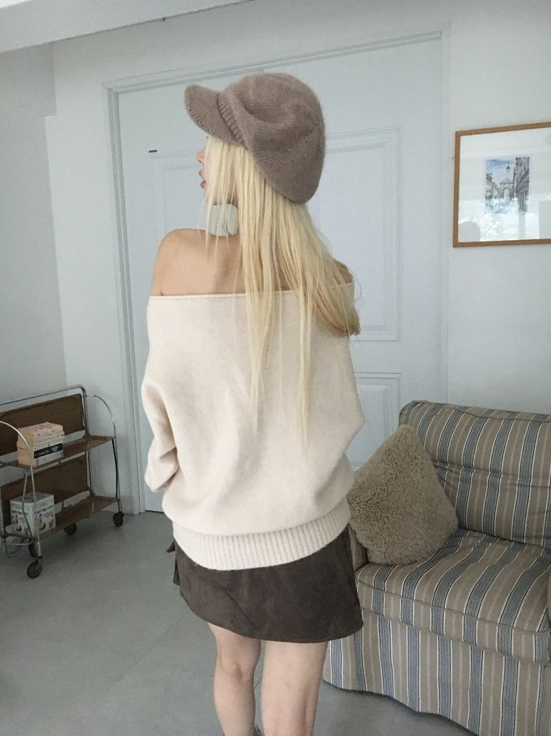 Cozy Off-Shoulder Knit