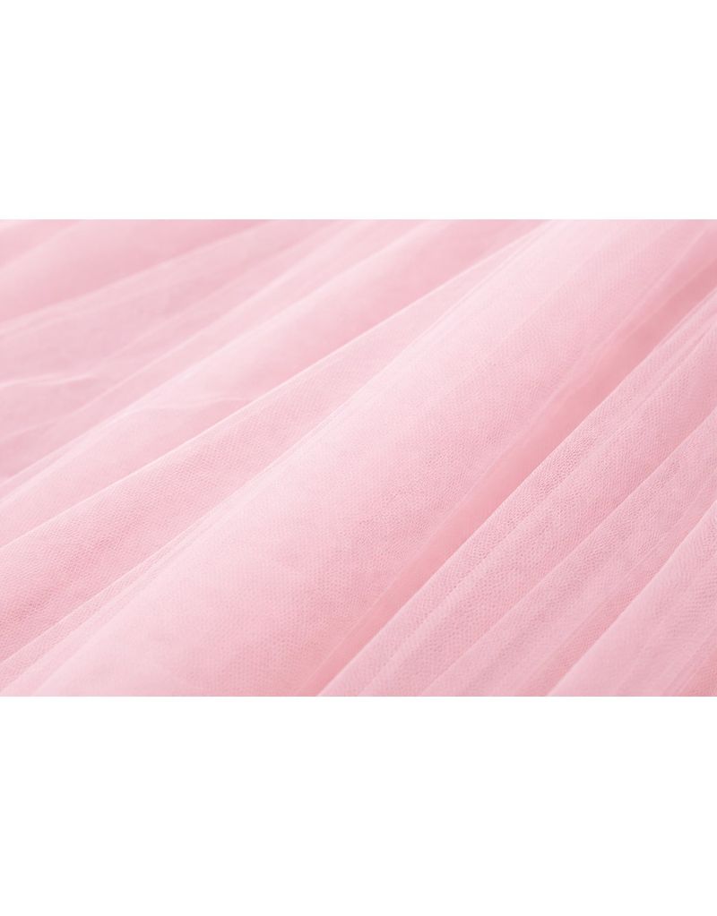 Sera Balletcore Tulle Volume Midi Skirt Pink