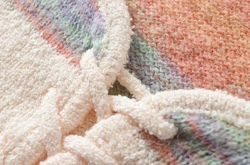 Sunset Wave Knit Embroidery 231646425