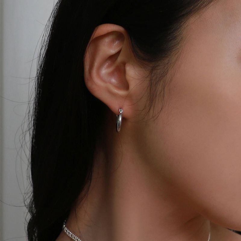 basic hoop earring