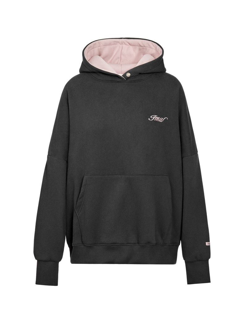 Winter rabbit hoodie (CHARCOAL)