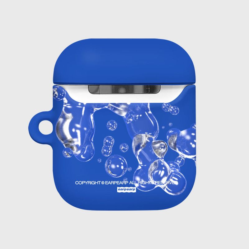 BUBBLE TYPO-BLUE(AIR PODS-HARD)