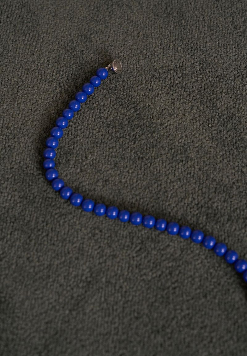 cobalt blue necklace