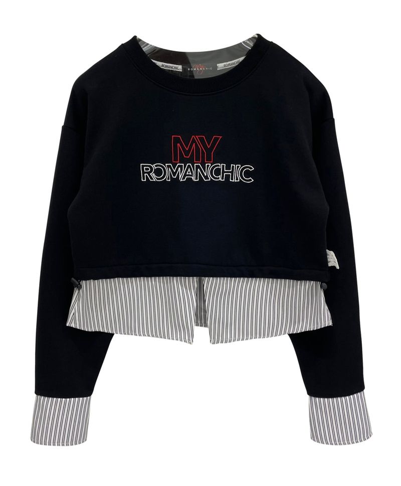 Layered sweatshirt