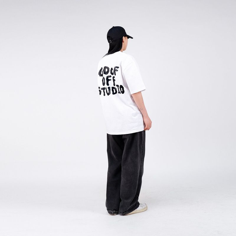 GOOFOFF MAIN LOGO TEE - ( White - Black )