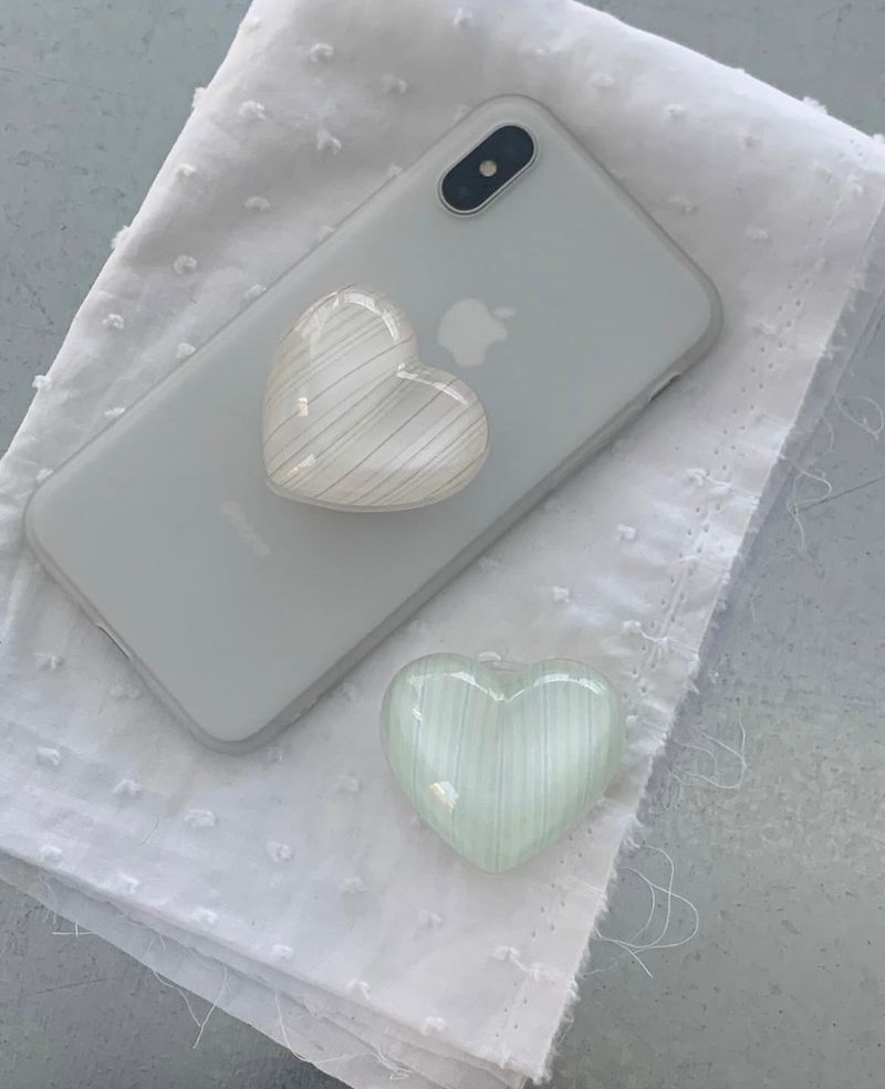 Stripe Heart Candy Tok (2 colors)