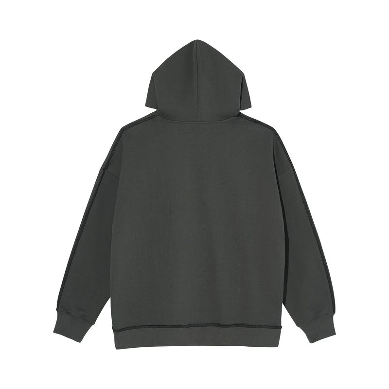 STITCH POINT HOODIE [CHARCOAL]