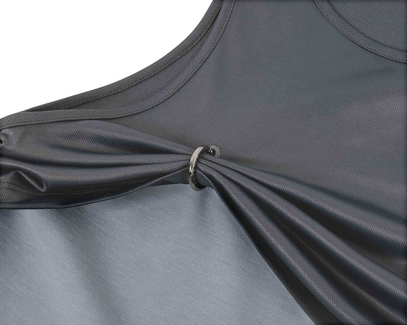 Chain Link Layered Top _ Grey