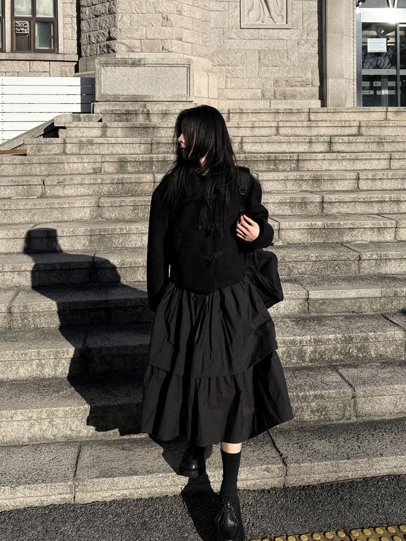  CLASSIC TOGGLE CROP COAT