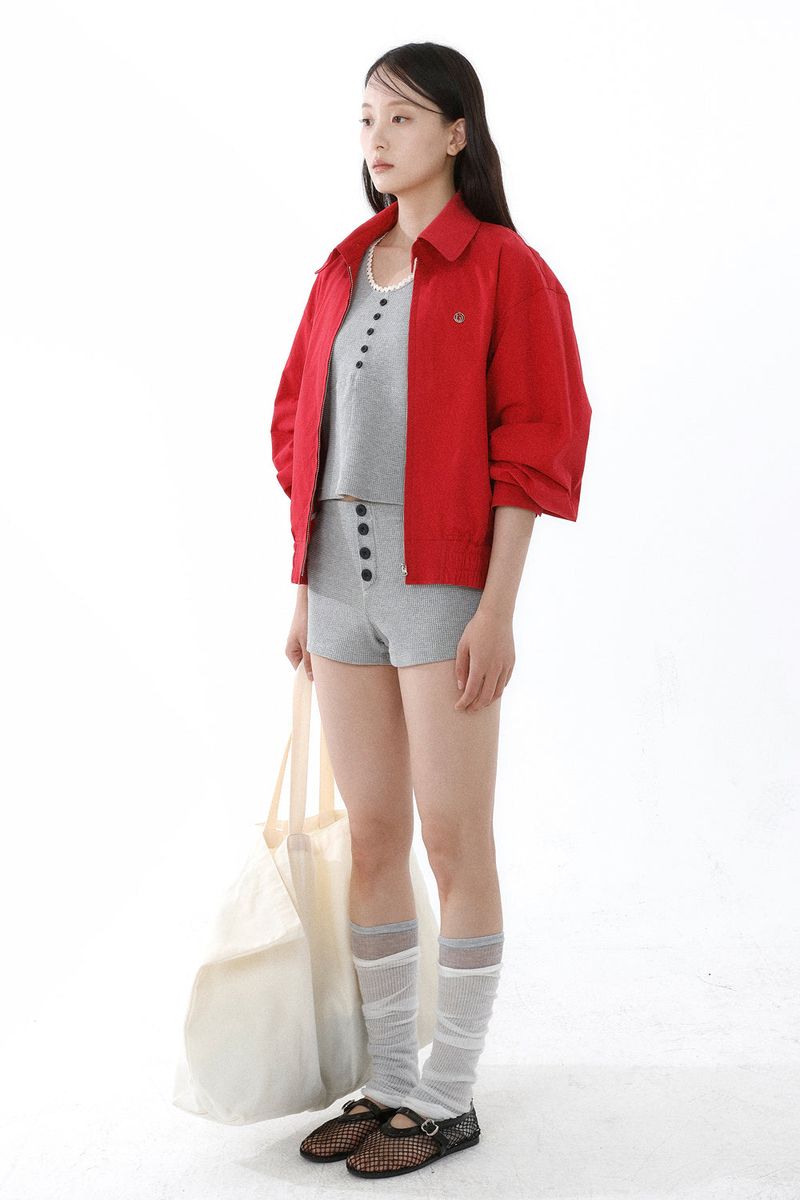 HIGH-DENSITY TWILL WORK JACKET_RED