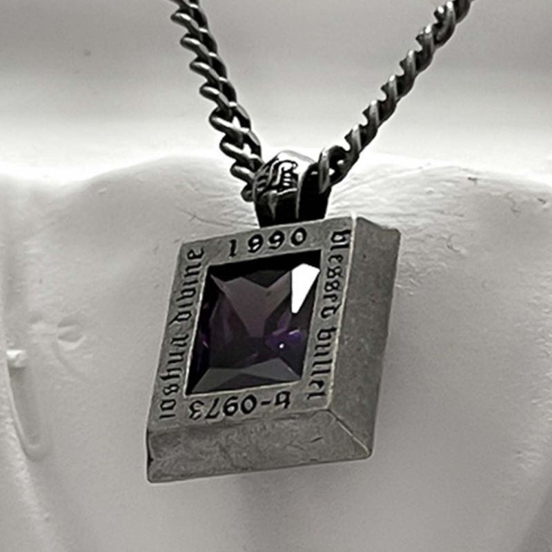 BLESSED BULLET（ブレスドブレット）の「frame stone II necklace_IOLITE（Accessories）」