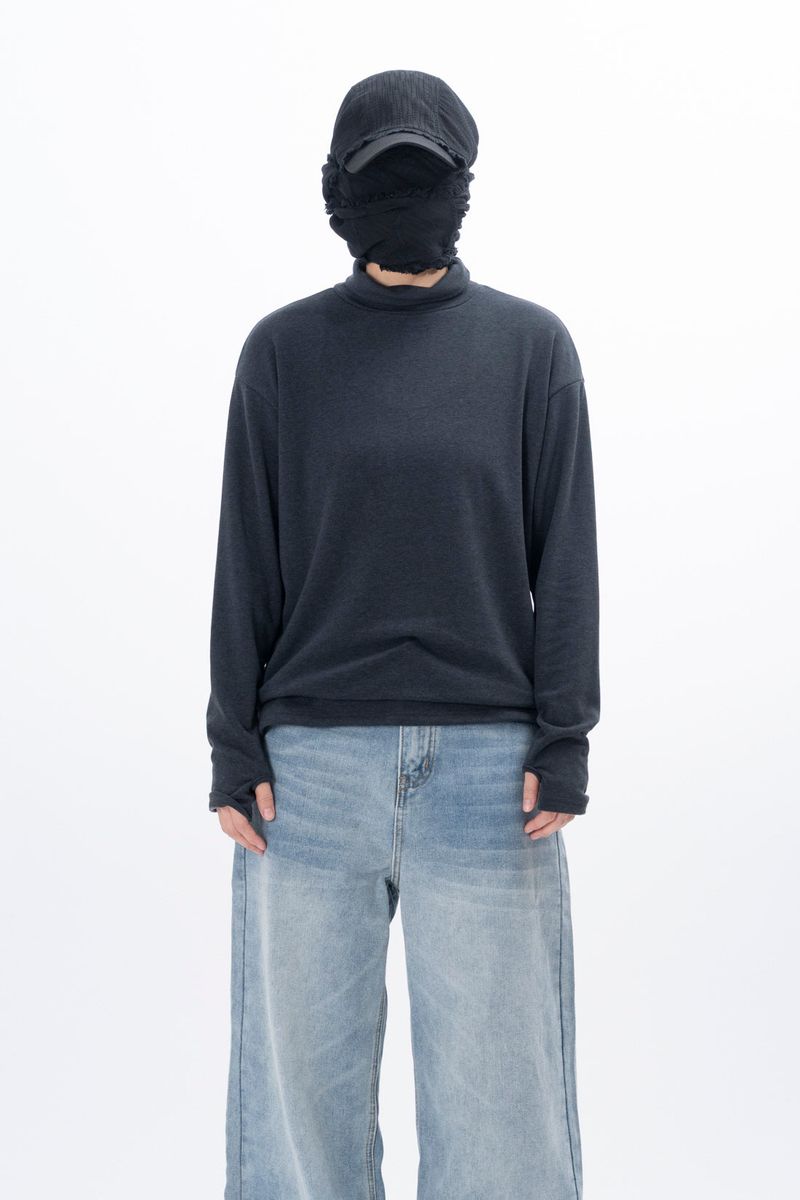OAN（オアン）の「マーティンはいネックウォーマー長袖Tシャツ（トップス）」