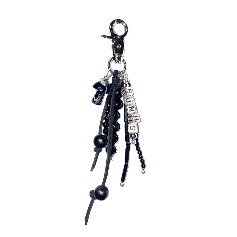 RUNDS(ランド)の「mushroom gemstone keyring (black)(Toys/Key Holders)」