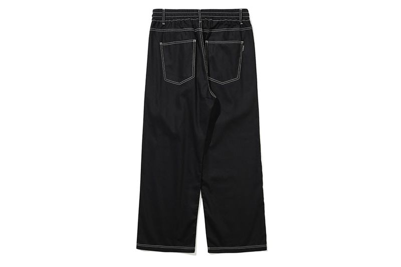 WIDE COTTON PANTS_BLACK