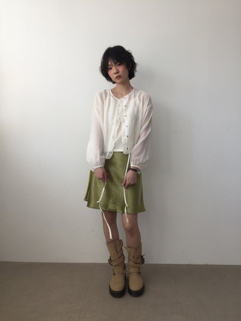 Cité slip midi skirt (5color)