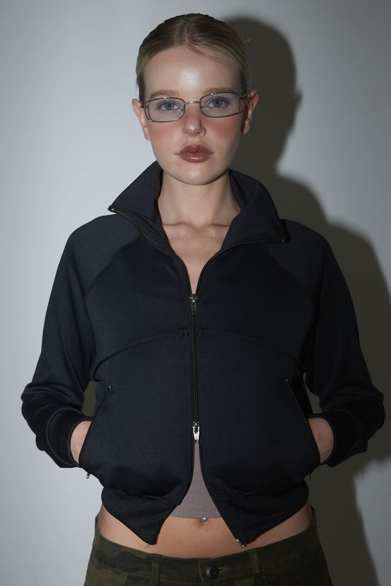 SPORTY TRACK JACKET BLACK