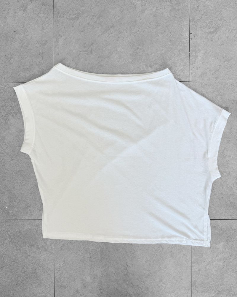 FREE LOOSE OFF-SHOULDER T-SHIRT