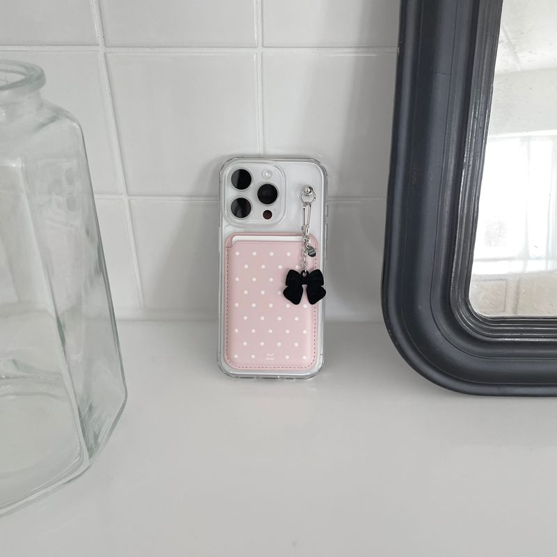 Pink Dot MagSafe card wallet+MagSafe case