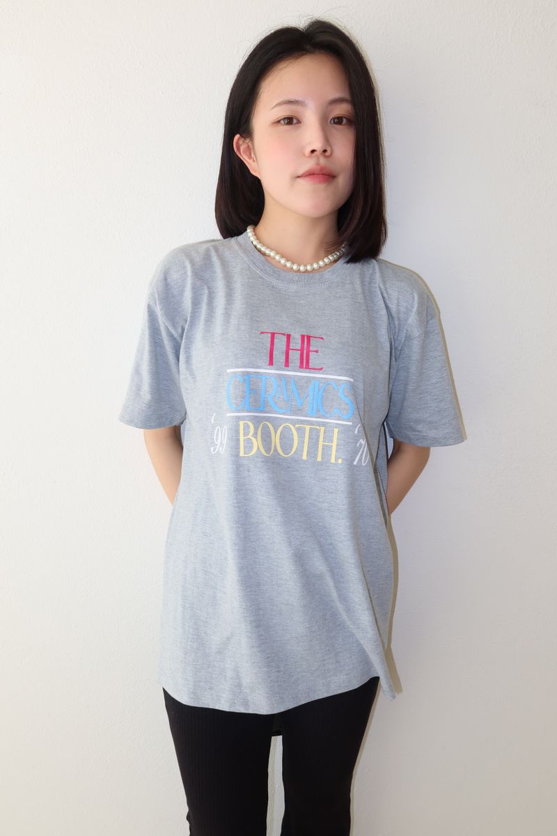 The ceramics booth t-shirts