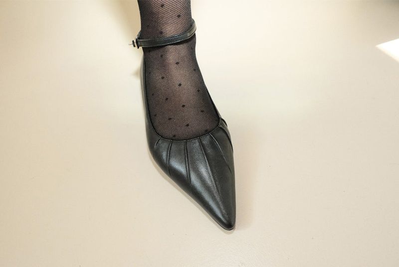 Low Shirring Stiletto