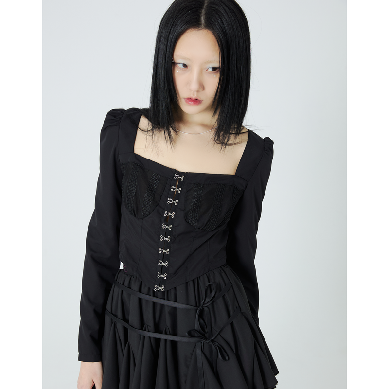 bustier blouse