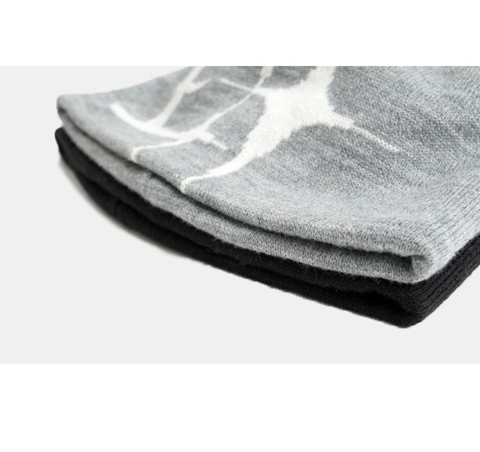 Glitter Knit Short Beanie