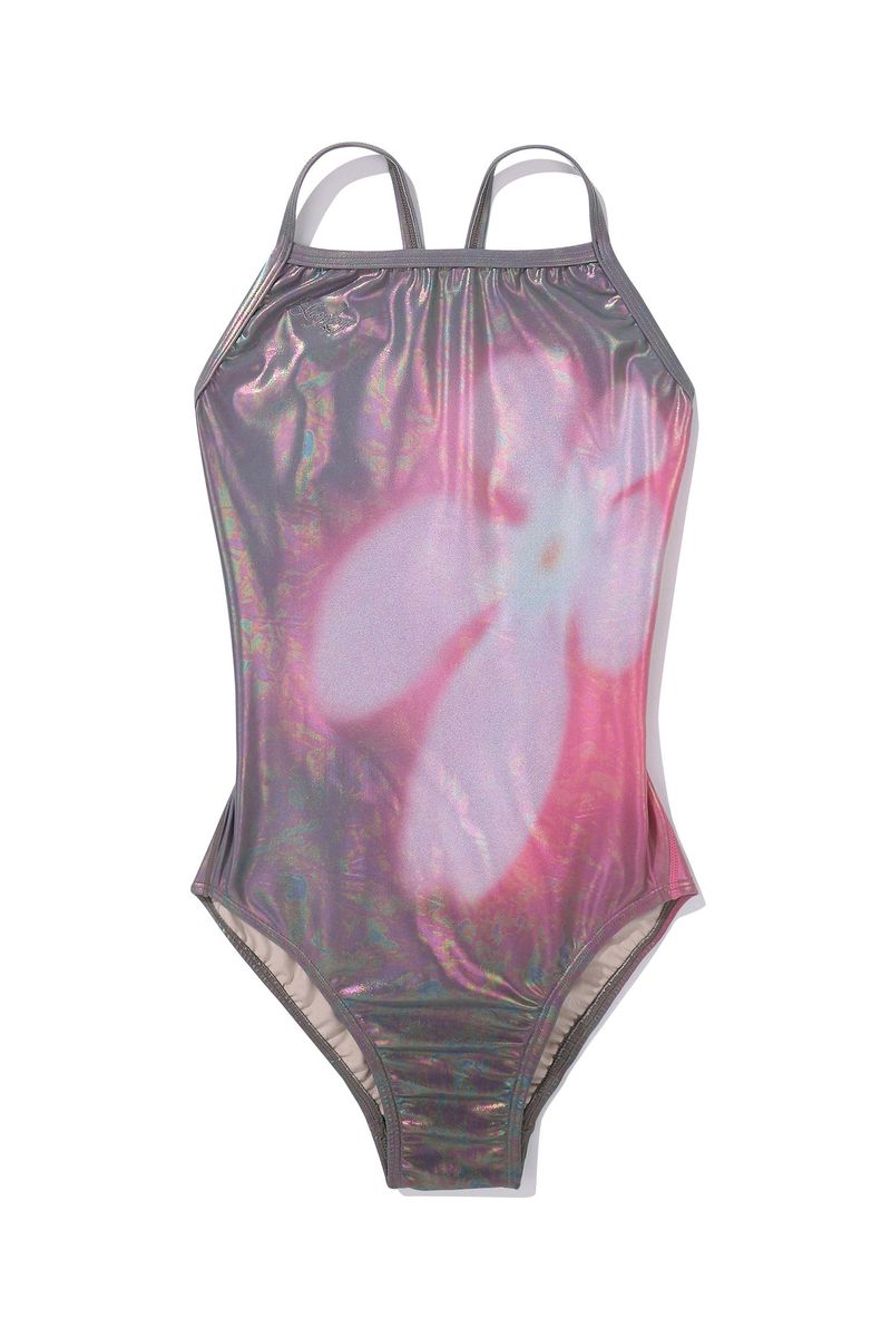 [Misty Petal_dark grey] One Piece Swimsuit