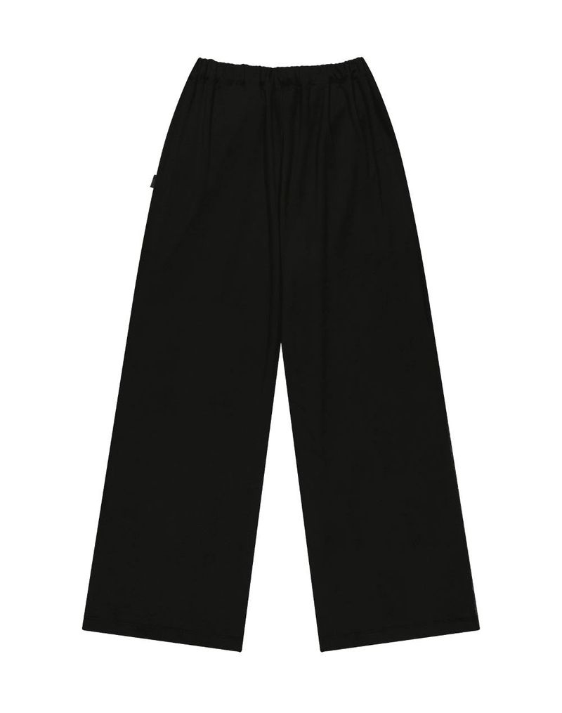 Check Sleep Jersey Pants / Black