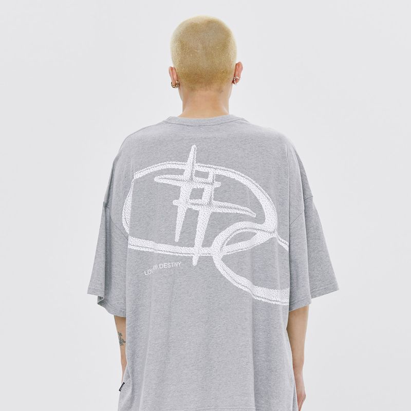 WIDE FIT SHINING LOGO TEE SHIRT