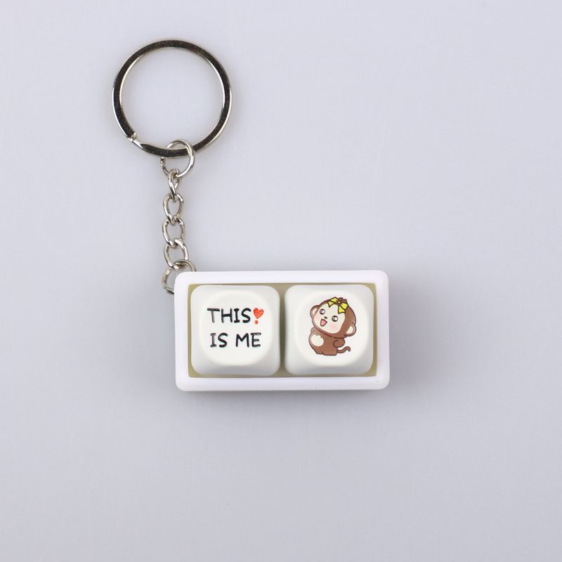 THIS IS ME Fidget Keycap Keychain