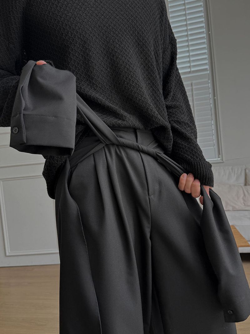3 TAP Shirt Layered Slacks (2color)