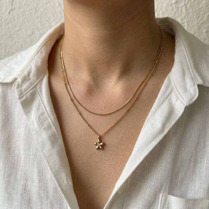 Y2K Floral Necklace