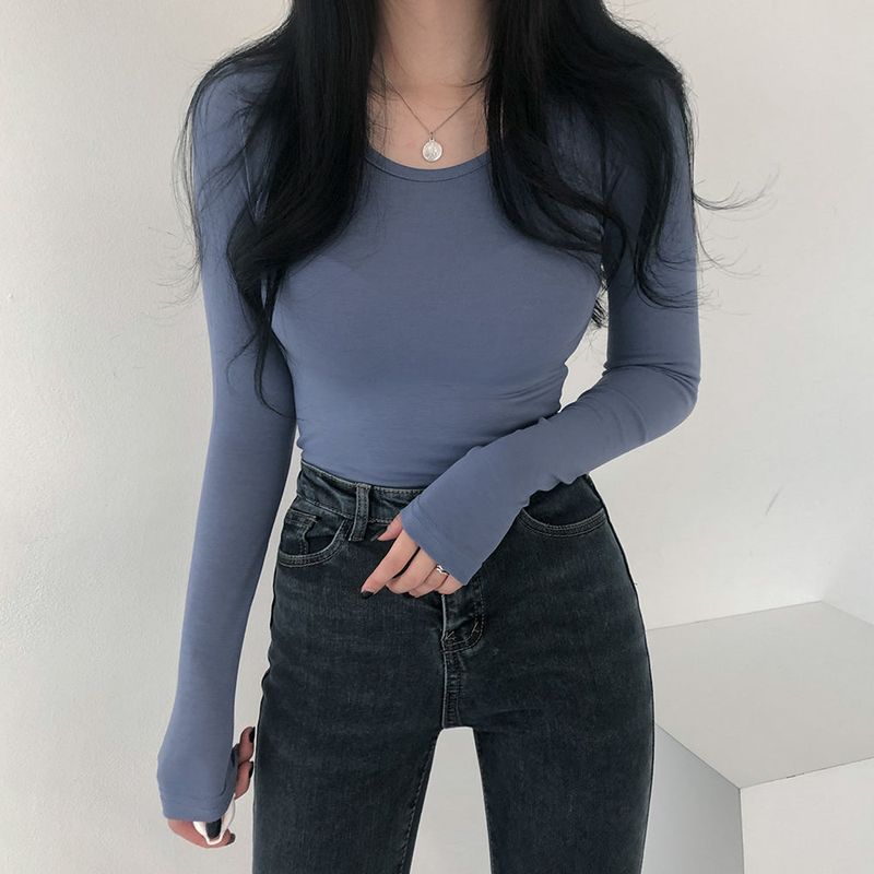 フリースドスクープネックトップ