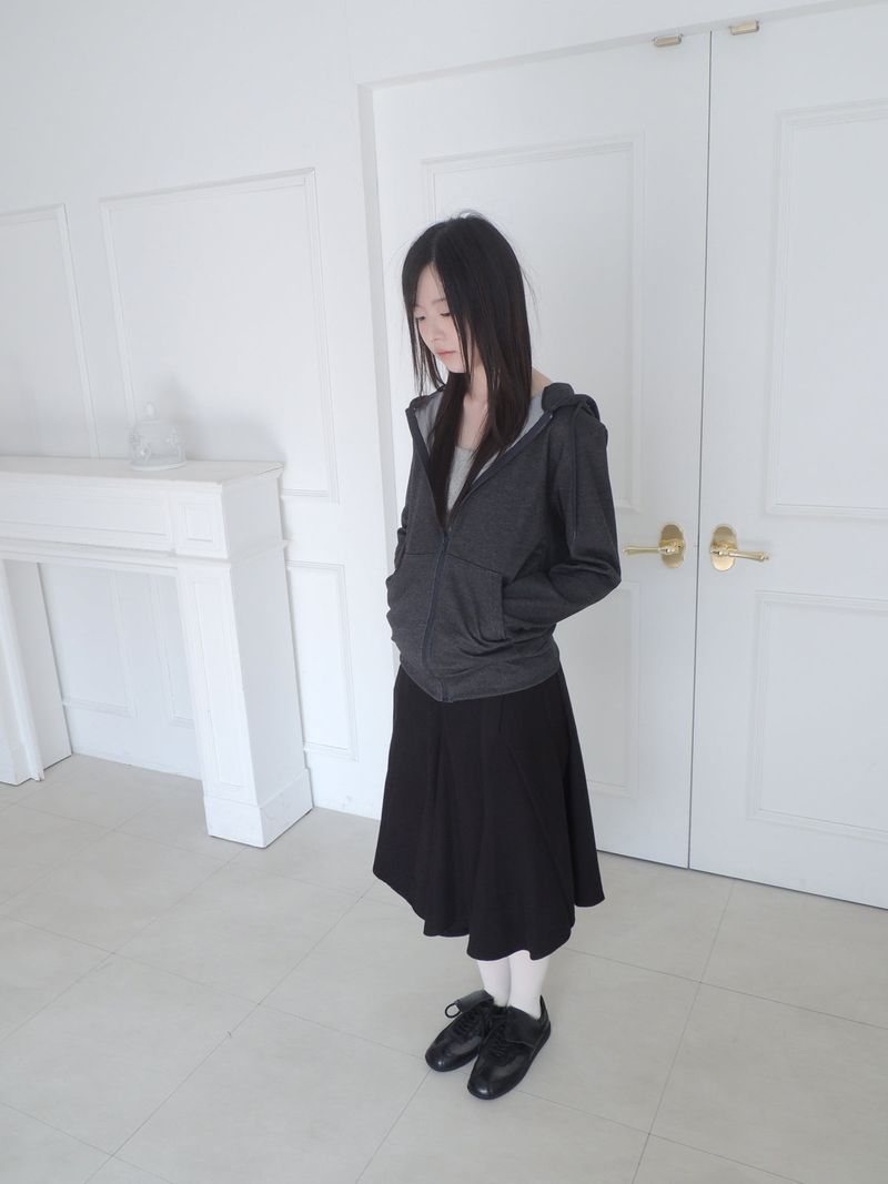 regular hood zip-up (4c)