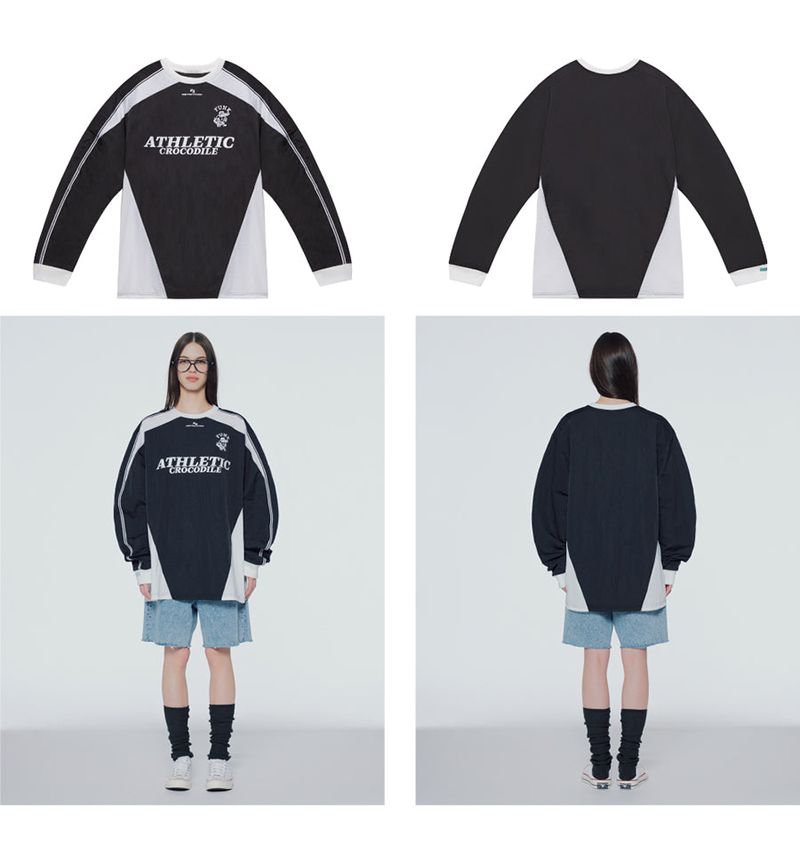 Sporty graphic sweatshirt